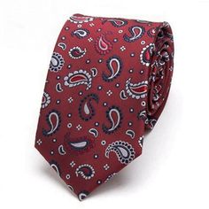 Item Type: Tie Style: Fashion Material: Polyester Gender: Men Ties Type: Neck Tie Pattern Type: Animal Size: One Size Patterned Fitted Ties For Business, Classic Fitted Neckwear For Party, Business Suit And Tie Accessories With Paisley Print, Fitted Paisley Print Suit And Tie Accessories For Wedding, Red Fitted Summer Tie, Fitted Patterned Standard Tie, Wedding Ties With Paisley Print, Patterned Fitted Standard Tie, Elegant Red Suit And Tie Accessories For Summer