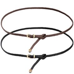 PRICES MAY VARY. Made of PU Leather Length: 39.37"/100cm(including buckle length). It's very adjustable as you can put the tab anywhere in between the braid. And this belt is suitable for people within 80centimeters(31.5") of the waist. Pair well with jeans, pants, dresses, long dress shirts, jumpsuits, sweaters etc. Chic gift for yourself, mother, daughters, girlfriends and other female friends. Belt For Dress, Mother Daughters, Belt For Jeans, Belt Women, Branded Belts, Chic Gifts, Braided Belt, Woven Belt, Female Friends