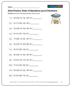 the worksheet for adding and subming numbers in order to make it easier