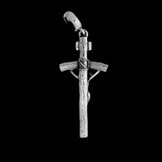 This beautiful Catholic silver cross is the perfect representation of your faith. Perfectly crafted, it is a must-have for all Catholics. Let it serve as a reminder of your beliefs. Sterling silverPendant: 61 x 23 mmBail size: 7.5 x 5.5 mmPlease note: pendant only; chain sold separatelyShown with: ROUND BOX SILVER CHAIN (2.6 MM) Processing time 1-3 business days Round Box, Silver Cross, X 23, Silver Chain, Silver Gold, Chain, Pendant, Silver, Gold