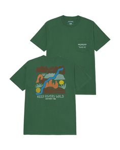 Shop Teva x Parks Project Wild Rivers Pocket Tee Inspired by our Parks National Park Clothing, Parks Project, Fashion Identity, Gold River, Travel Tees, The Grand Canyon, Mens Fleece, Pocket Tee, Clothes Collection