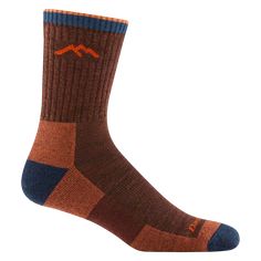 The ultimate hiking sock carries thru-hikers through even the most rigorous of terrain. Discover the trail legend for yourself from Darn Tough. Durable Winter Hiking Socks, Winter Socks For Outdoor Activities, Comfortable Brown Socks For Outdoor, Casual Brown Socks For Outdoor, Casual Brown Outdoor Socks, Outdoor Sporty Socks, Durable Comfortable Socks For Outdoor, Comfortable Durable Socks For Outdoor, Comfortable Midweight Socks For Outdoor