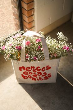 "Mereces cosas bonitas, it's true. 100% Cotton/ Red design Screen printed with love by JZD in Brownsville, TX Inside pocket  Measurements Tote bag: 14\" x 14\"  Depth: 5.5\" Handles: 11\"" Tote Bag Design Ideas, Bag Design Ideas, Best Tote Bags, Girls Tote, Cute Tote Bags, Red Design, Tote Bag Design, Best Canvas, Diy Art