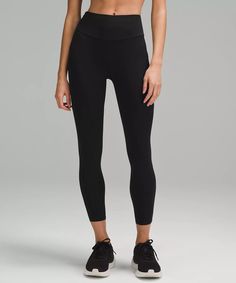 Fast and Free High-Rise Tight 25” Pockets *Updated | Women's Leggings/Tights | lululemon Functional Lululemon Bottoms With Elastic Waistband, Lululemon Sports Bottoms With Functional Pockets, Versatile Everyday Lululemon Bottoms, Functional Lululemon Bottoms With 5-inch Inseam, Black Activewear With Pockets For Everyday Use, Stretch Bottoms With Pockets For Running Errands, Functional Activewear With Pockets For Running Errands, Lululemon Bottoms With Side Pockets For Everyday, Sporty Lululemon Activewear With Functional Pockets