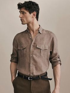 Arthur Gosse, Dashiki For Men, Formal Men Outfit, Mens Fashion Smart, Linen Shirt Men, Fashion Casual Outfits, Men Fashion Casual, Men Fashion Casual Outfits, Men Shirt