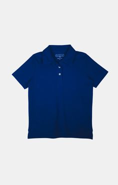 There is nothing quite as perfectly polished as a fresh polo on your little one. We have updated the classic kid's polo by using our Performance Pique which truly feels as good as it looks. This is one they will reach for again and again. FAVORITE FEATURES: Collared Button Detail Unisex Washable UPF 50+ 4-way stretch Classic Solid Color Golf Tops, Classic Blue Polo Shirt For Golf, Classic Solid Polo Shirt For Golf, Classic Polo Shirt For Golf, Classic Kids, Again And Again, Royal Navy, Button Detail, Pima Cotton