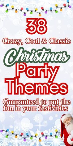 The holiday season is fast approaching which means lots of fun Christmas parties with family and friends. If you are planning a Christmas party in the next coming weeks but are stuck on a holiday party theme be sure to check out all the elegant Christmas party themes that we have rounded up for you. Types Of Christmas Party Ideas, Christmas Day Party Ideas, 50th Christmas Birthday Party, Christmas Work Theme Ideas, December Events For Residents, Candy Christmas Party Theme, Friends Christmas Party Theme, Fun Office Christmas Party Ideas