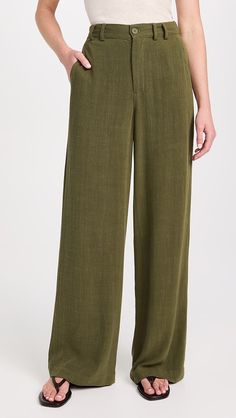 Z Supply Micah Pants | Shopbop Stretch Straight Leg Viscose Pants, Versatile Straight Leg Viscose Bottoms, Stretch Viscose Straight Leg Pants, Green Wide Leg Viscose Bottoms, Straight Leg Stretch Viscose Pants, Versatile Rayon Ankle Pants, Versatile Ankle-length Rayon Pants, Versatile Solid Viscose Pants, Versatile Solid Color Viscose Pants