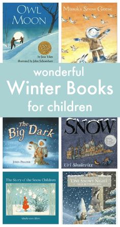 books for children with the title wonderful winter books for children