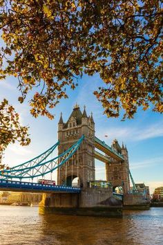 the tower bridge in london, england