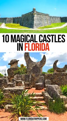 10 Magical Castles in Florida Florida Travel Destinations, Real Castles, Florida Travel Guide, Florida Adventures, Places In Florida, History Architecture, Hidden Places, Usa Travel Guide