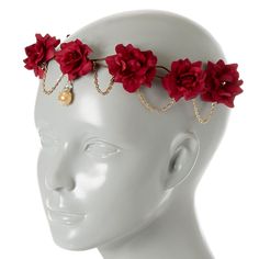 Rose Gold And Burgundy Wedding, Rose Gold And Burgundy, Burgundy Flower Crown, Faerie Clothes, Gold And Burgundy Wedding, Red Aesthetics, Burgundy Wedding Colors, Wedding Color Combinations, Pink Flower Crown