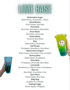 the line up for lime base