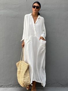 Material: Cotton, Rayonkaftans for women: beach cover upswim cover up for women: beach dressbathing suit cover-ups: swimsuit cover upwomen's beach shirt: bikini cover up V-neck Maxi Dress For Beach Season Loungewear, Chic Tunic Cover-up For Beach Season, White Non-stretch Maxi Dress For Beach, White Non-stretch Maxi Dress For Vacation, Long Sleeve Solid Color Maxi Dress For Beach, Non-stretch White Maxi Dress For Beach, Chic Long Sleeve Loungewear Cover-up, Chic Summer Cover-up With Relaxed Fit, Non-stretch Long Sleeve Maxi Beach Dress