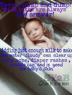 there is a baby in the sink with a quote about it