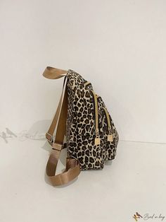 Bird in Bag - Luxury Leopard Print Handbag for Women Leopard Print Handbags, Leather Backpack Purse, Backpack Style, Backpack For Women, Handbag For Women, Brown Pattern, Lightweight Bag, Bag Luxury, Black Skulls