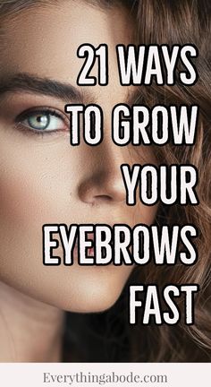 Eyebrow Hair Growth Tips, How To Make Eyebrows Look Thicker, Eyebrow Growth Remedies, Make Eyebrows Grow, Growing Out Eyebrows, Grow Your Eyebrows, Grow Eyebrows Faster, Grow Eyebrows, Eyebrow Hair Growth