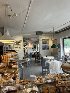 a bakery filled with lots of baked goods