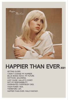 a woman with blonde hair is posing for the cover of harper than ever magazine