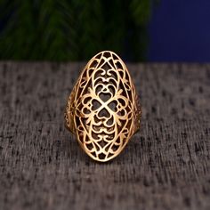 "Flower Of Life Ring, Brass Ring, Sacred Geometry Ring, Seed Of Life Ring, Nature Inspired Ring, Wedding Ring, Gift For Her, Boho Ring ♥ SIZE:- All Size Are Available, Choose From Variation. ♥ METAL:- Brass ♥ BRASS SPECIALTY ♥ Brass is known for its strength and durability. However, it is also very malleable, making it ideal for shaping into intricate jewelry designs. Brass does not rust and is resistant to corrosion. However, it does develop a patina, or greenish layer, over time. Enjoy Free Sh Filigree Ring For Wedding, Filigree Marriage Ring Jewelry, Intricate Design Open Ring Jewelry For Wedding, Wedding Jewelry Open Ring With Intricate Design, Engraved Open Flower Ring For Wedding, Intricate Design Open Ring Wedding Jewelry, Marriage Filigree Ring Jewelry, Oval Engraved Rose Gold Ring For Wedding, Oval Engraved Rose Gold Wedding Ring