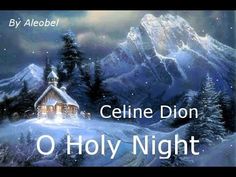 Celine Dion Christmas, White Christmas Song, Celine Dion Lyrics, Christmas Songs Lyrics, Hymn Music, Christmas Blessings, O Holy Night, Christmas Gif, Holy Night