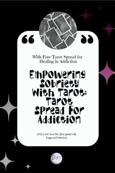 an advertisement with the words empowing sobrify with tarox and spread for auction