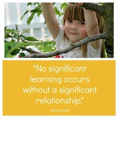 No significant learning occurs without a significant relationship Teaching Children Quotes, Quotes About Children Learning, Early Childhood Quotes, Preschool Quotes, Early Childhood Education Programs, Importance Of Play, Childhood Quotes, Early Childhood Learning