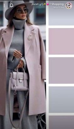 Soft Summer Palette, Comfy Outfits Winter, Outfit Primavera, Grey Outfit, Street Style Winter, Pink Outfits, Wardrobe Style