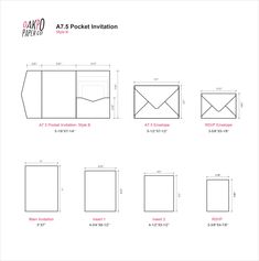 the instructions for how to make an envelope in adobe and pst file formats