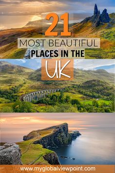 the most beautiful places in the uk with text overlay that reads 21 most beautiful places in the uk