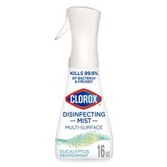 a bottle of deodorant on a white background