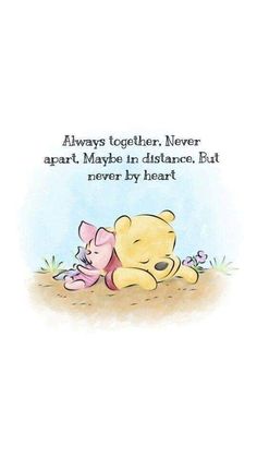 I know I don't post this kind of stuff but I love motivational quotes so sometimes I might but not a lot! 🫶 Pooh Bear Love Quotes, Cute Winnie The Pooh Quotes, Pooh Bear Tattoo, Pooh And Piglet Quotes, Piglet Quotes, Love Motivational Quotes, Pooh And Piglet, Always Together, Bear Quote