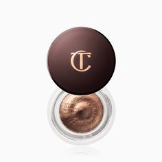 Bronze Cream Eyeshadow: Mona Lisa - Eyes To Mesmerise | Charlotte Tilbury Eyes To Mesmerise, Pink Matte Lipstick, Classic Eyeliner, Simple Eyeshadow, Red Carpet Beauty, Gold Eyeshadow, Easy Makeup, Oyster Pearl, Eyebrow Gel