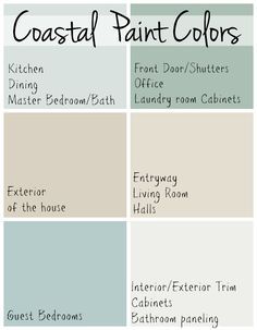 the different shades of paint that can be used for walls and ceilings