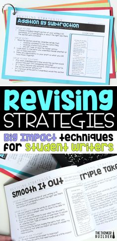 two books with the title retrieving strategy for students to use in their writing