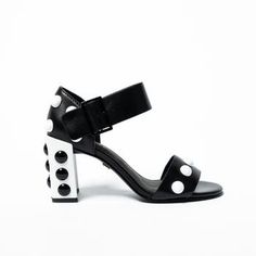 Supersized  studs inspired by Roman palace architecture shine boldly on this block heel of this ankle-strap leather sandal. 8 1/4" Heel Ankle Strap Closure Fits True to Size Leather Upper and Lining Roman Palace, Palace Architecture, Heel Sandal, Nordstrom Store, Block Heels Sandal, Women's Shoes Sandals, Leather Sandals, Block Heels, Ankle Strap