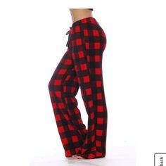 Brand: Abound Color: Red Black Size: Large Pattern: Buffalo Plaid Type: Lounge Pants Material: 60% Cotton, 40% Polyester Machine Washable Flat Lay: Waist Is 17 Inches (43.18 Cm) Hip Is 20 Inches (50.8 Cm) Rise Is 11.5 Inches (29.21 Cm) Inseam Is 28.5 Inches (72.39 Cm) Length Is 40 Inches (101.6 Cm) Condition: New With Tags Please Checkout My Store For More Great Finds - Fair Offers Welcome! Black Lounging Pants For Winter, Black Lounge Pants For Winter, Casual Red Lounge Pants, Casual Red Lounging Pants, Trendy Red Loungewear Bottoms, Red Winter Loungewear Pants, Red Loungewear Pants For Fall, Red Pants With Elastic Waistband For Loungewear, Red Bottoms For Winter Loungewear