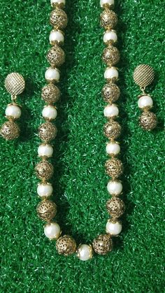 Antique and Pearl bead long chain with matching earrings - MK Fashionkart - Fashion Jewelry Suitable for Saree/Salwar/party wear dresses Adjustable length Free Shipping SHIPPING : Ready to ship in 1 business day. This item will be shipped from The United States. Jewelry care instructions : 1. Please wipe the jewelry with a piece of cotton cloth after usage. 2. Store the jewelry in a cool, dry and air tight box or pouch. 3. Make sure the jewelry is away from direct heat and water. 4. Please wipe Elegant Beaded Danglers For Party, Elegant Beaded Danglers For Festive Season, Elegant Jewelry Sets With Latkans For Navratri, Elegant Beaded Danglers For Celebration, Elegant Beaded Festive Danglers, Elegant Sets With Latkans For Gifts, Elegant Gift Sets With Latkans, Elegant Celebration Sets For Navratri, Elegant Self-design Sets For Celebration