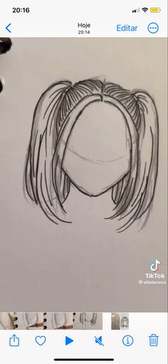 Hairstyle Drawing Easy, How To Sketch Hair Easy, Hair Sketch Easy, How To Draw Hair For Beginners Sketch, Easy Hairstyles To Draw, Girl Hair Sketch, Hair Tut Drawings Easy Girl, Hairstyle Sketch, Hairstyles Sketches