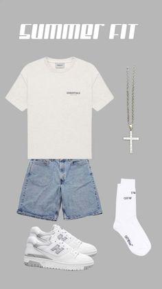 summer fit new balance 550 grey jeans white Summer Outfit Guide, New Balance Outfit, Trendy Boy Outfits, Hype Clothing, Mens Summer Outfits, Classy Outfits Men, Mens Casual Outfits Summer