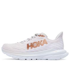 (WMNS) Hoka One One Mach 5 'White Copper' 1127894-WCPP The One, Running Shoes, Copper, White