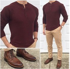 Mode Casual, Stylish Mens Outfits, Outfits Spring, Brown Pants, Men Fashion Casual Outfits