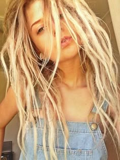 Salope(tte) Half Dreads, Partial Dreads, Beautiful Dreadlocks, Hippie Hair, Dread Hairstyles