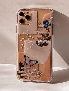 an iphone case with butterflies on it