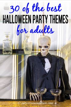 30 Of The Best Halloween Party Themes For Adults Adult Halloween Party Ideas, Adult Halloween Party Decorations, Adult Halloween Party Invitations