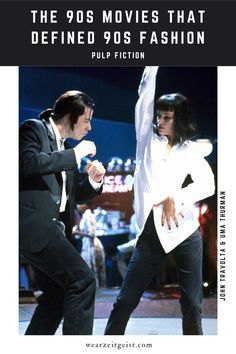 the 90's movies that defined 90's fashion - pulp fiction cover art