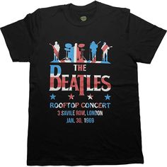 The Beatles Drop T Rooftop Flag Unisex T-Shirt Pop Culture Crew Neck T-shirt For Concert, Tri-blend Crew Neck T-shirt With Band Merch, Relaxed Fit T-shirt For Music Festivals Fan Merchandise, Band Logo T-shirt For Music Festivals, Crew Neck, Band Logo T-shirt For Music Festivals With Crew Neck, Band Logo Crew Neck T-shirt For Music Festivals, Band Logo T-shirt With Crew Neck, Unisex Band Logo T-shirt Crew Neck, Band Logo Crew Neck T-shirt