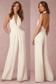 Imagem relacionada Reception Jumpsuit, Long Pant Jumpsuit, 2016 Wedding Dresses, Bridal Jumpsuit, Wedding Jumpsuit, Backless Jumpsuit, Jumpsuit Elegant, Jumpsuit Pattern, Romper Jumpsuit