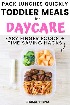 the back lunches quickly include toddler meals for daycare easy finger foods and time saving hacks