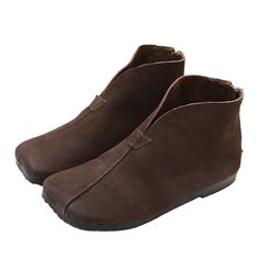 DESCRIPTION Women Shoes Main Material:CowhideHeel Type:FlatUpper Material:Cow LeatherHeel Height:Low (1-3 cm)Closure Type:Back Zipper Size:35-40 Click:Shoes size Chart Size Length Cm Inch 35 22.50 8.86'' 36 23.00 9.06'' 37 23.50 9.25'' 38 24.00 9.45'' 39 24.50 9.65'' 40 25.00 9.84'' SHIPPING WE SHIPPING ALL OVER THE WORLD (TOTAL DELIVERY TIME=PROCESSING TIME + SHIPPING TIME) Processing time : 2-5 Business days Normally. Shipping time 1 Standard Free Shipping time : 7-15 Business Days. 2 Express DHL Shipping time : 2-3 Business Days(excluding processing time). 3 Express EMS Shipping time : 2-3 Business Days(excluding processing time). 4 Express FEDEX Shipping time : 2-3 Business Days(excluding processing time). CUSTOMS AND IMPORT DUTY In general, there only be a small number of countries ne Brown Martin Boots With Leather Sole And Flat Heel, Brown Martin Boots With Rubber Sole Flat Heel, Brown Flat Boots For Fall, Casual Brown Martin Boots With Low Heel, Comfortable Womens Boots, Platform Boots Chunky, Buckle Ankle Boots, Chunky Heels Boots, Chunky Sandals